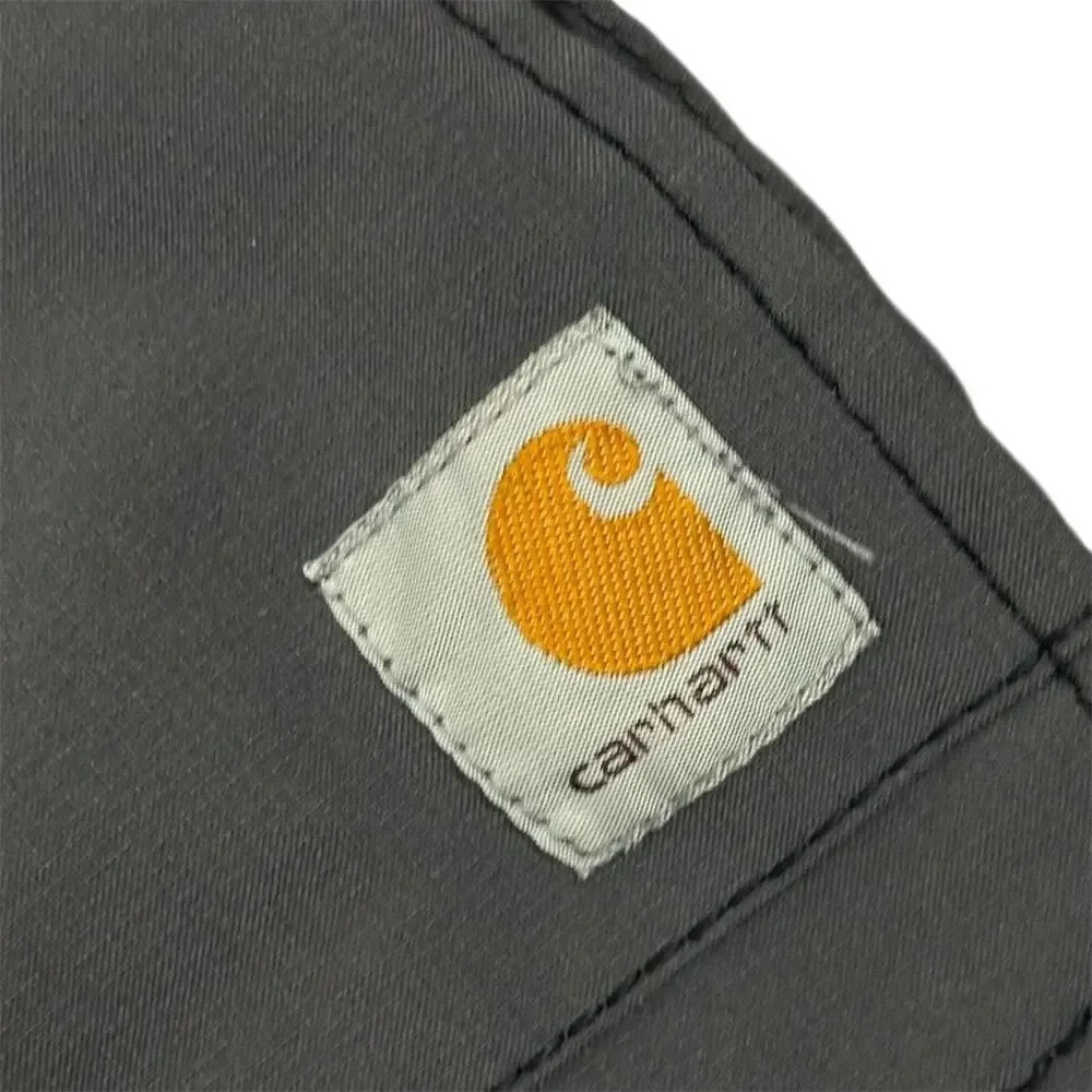 Carhartt Women's Scrub Top M Steel Gray Modern Fit with Pockets - Picture 5 of 10